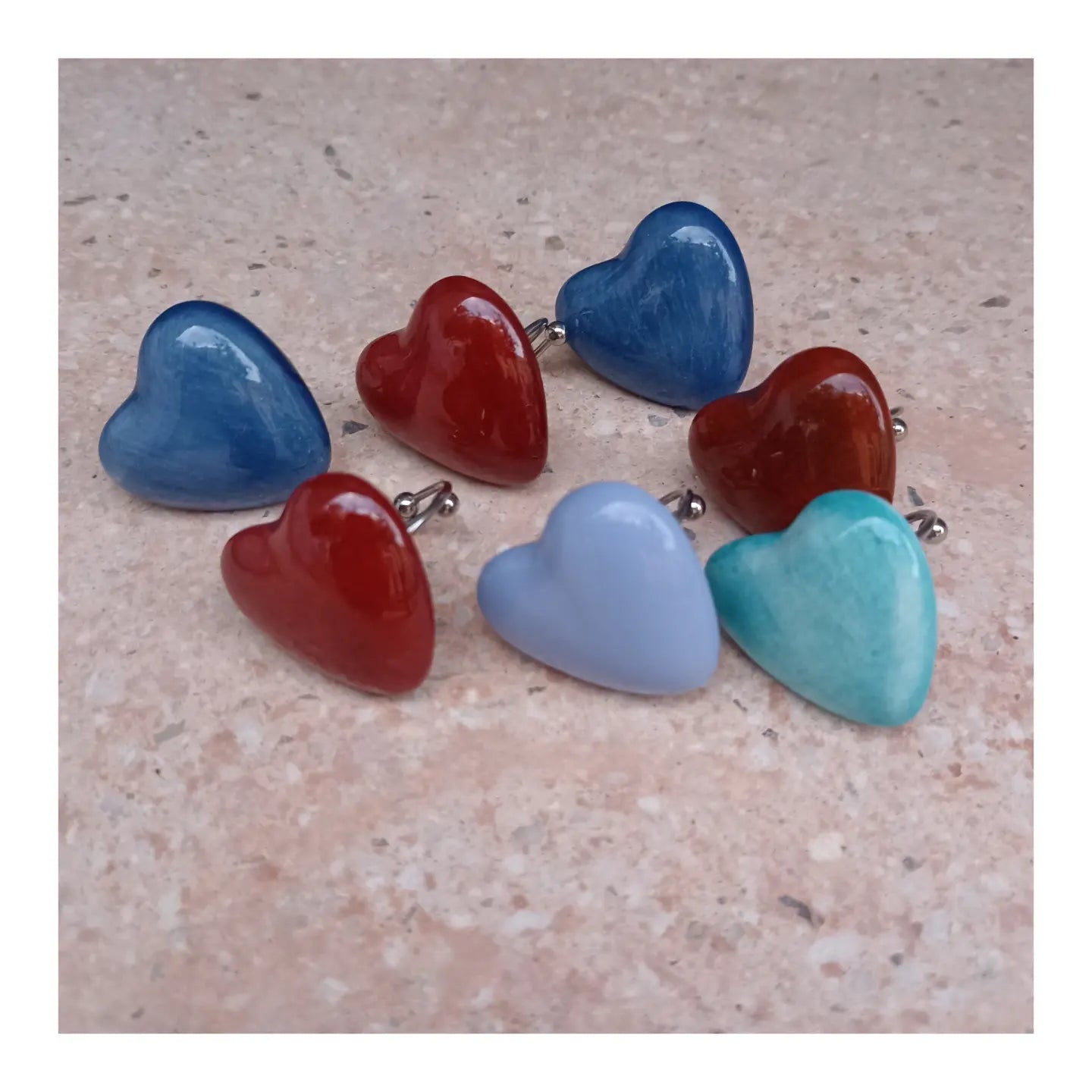 ANELLO CUORE TIFFANY CERAMICA