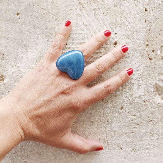 ANELLO AZZURRO MARE CERAMICA