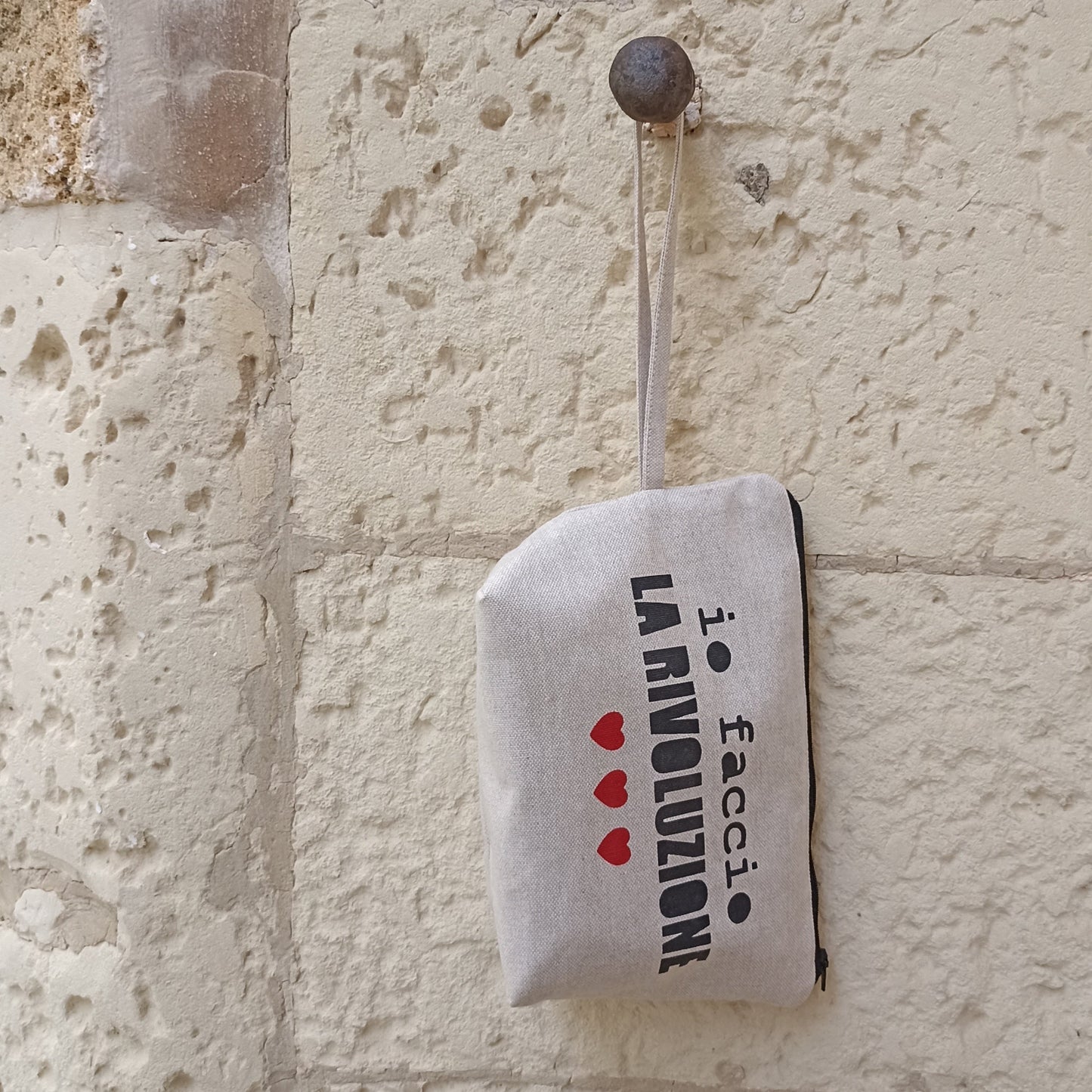 Pochette trapezio  IO FACCIO LA RIVOLUZIONE