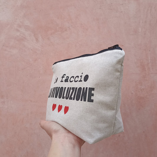 Pochette trapezio  IO FACCIO LA RIVOLUZIONE