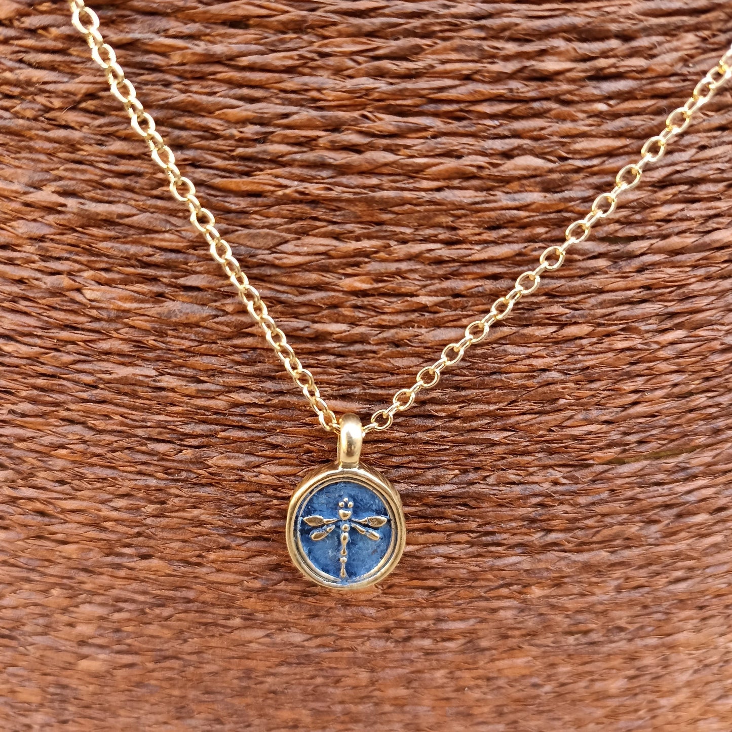 Collana MEDAGLIA LIBELLULA