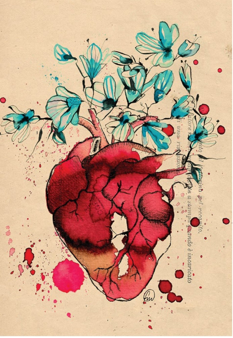 Piccola Stampa CUORE GIARDINO di Francesca Mariani