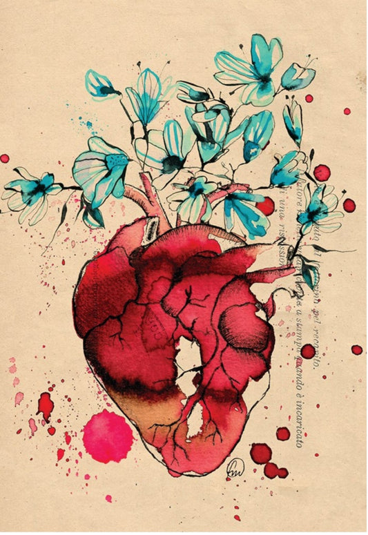 Piccola Stampa CUORE GIARDINO di  Francesca Mariani