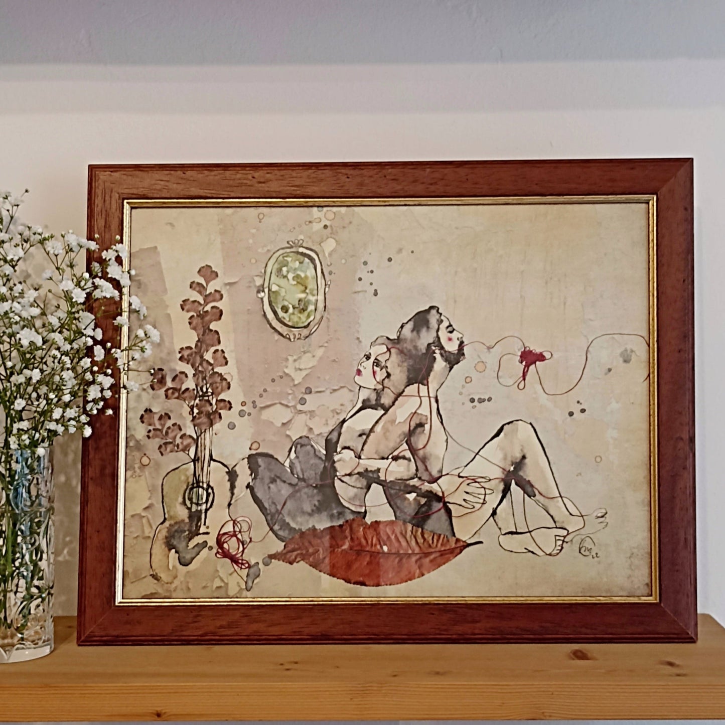 Stampa 30x40 Su una foglia di luna Francesca Mariani