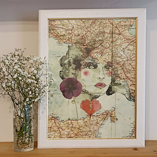 Stampa 30x40 Femme Monde Francesca Mariani
