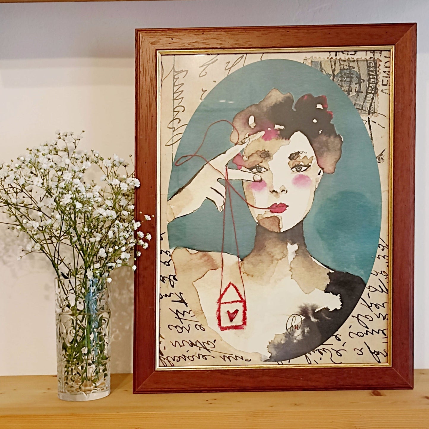 Stampa 30x40 Quella volta in cui il cuore ti sala in gola Francesca Mariani