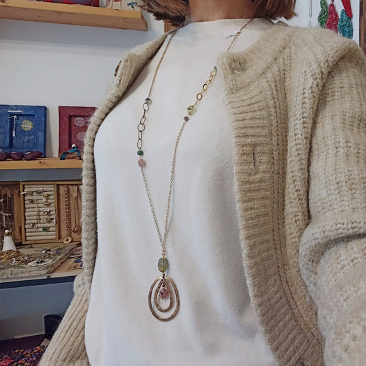 Collana ELLISSE con Pietre