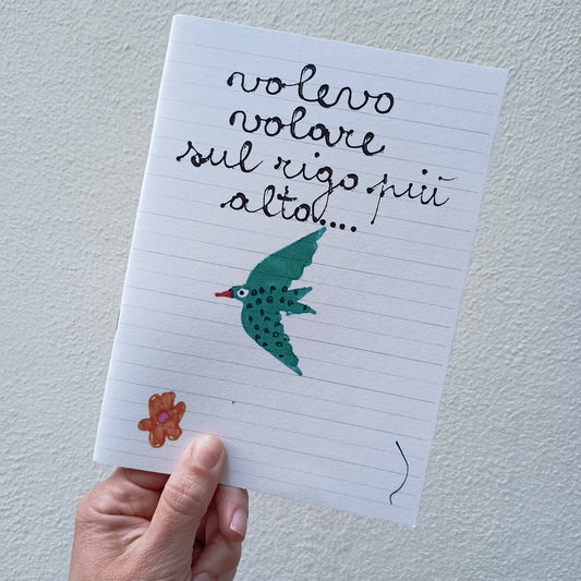 Quaderno Volevo Volare Sul Rigo Più Alto