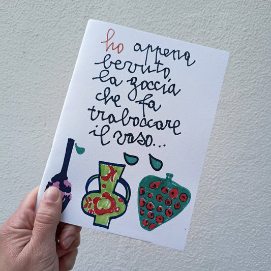 Quaderno Ho Appena Bevuto La Goccia