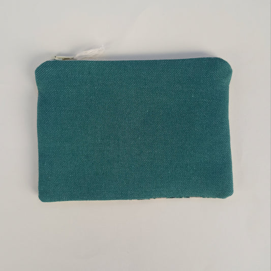 ASTUCCINO FIORI di BOSCO retro VERDE SMERALDO