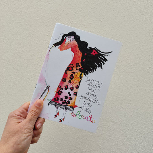 Quaderno Sapevo Fare Di Ogni Pensiero Un Filo Colorato