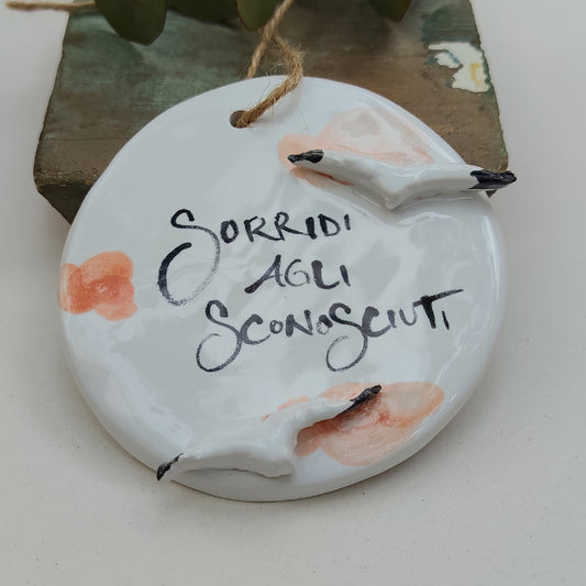 SFERA PROMEMORIA SORRIDI AGLI SCONOSCIUTI