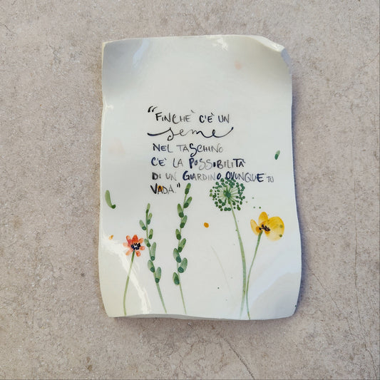 PAGINA PROMEMORIA FINCHE' C'E' UN SEME... CON SOFFIONE