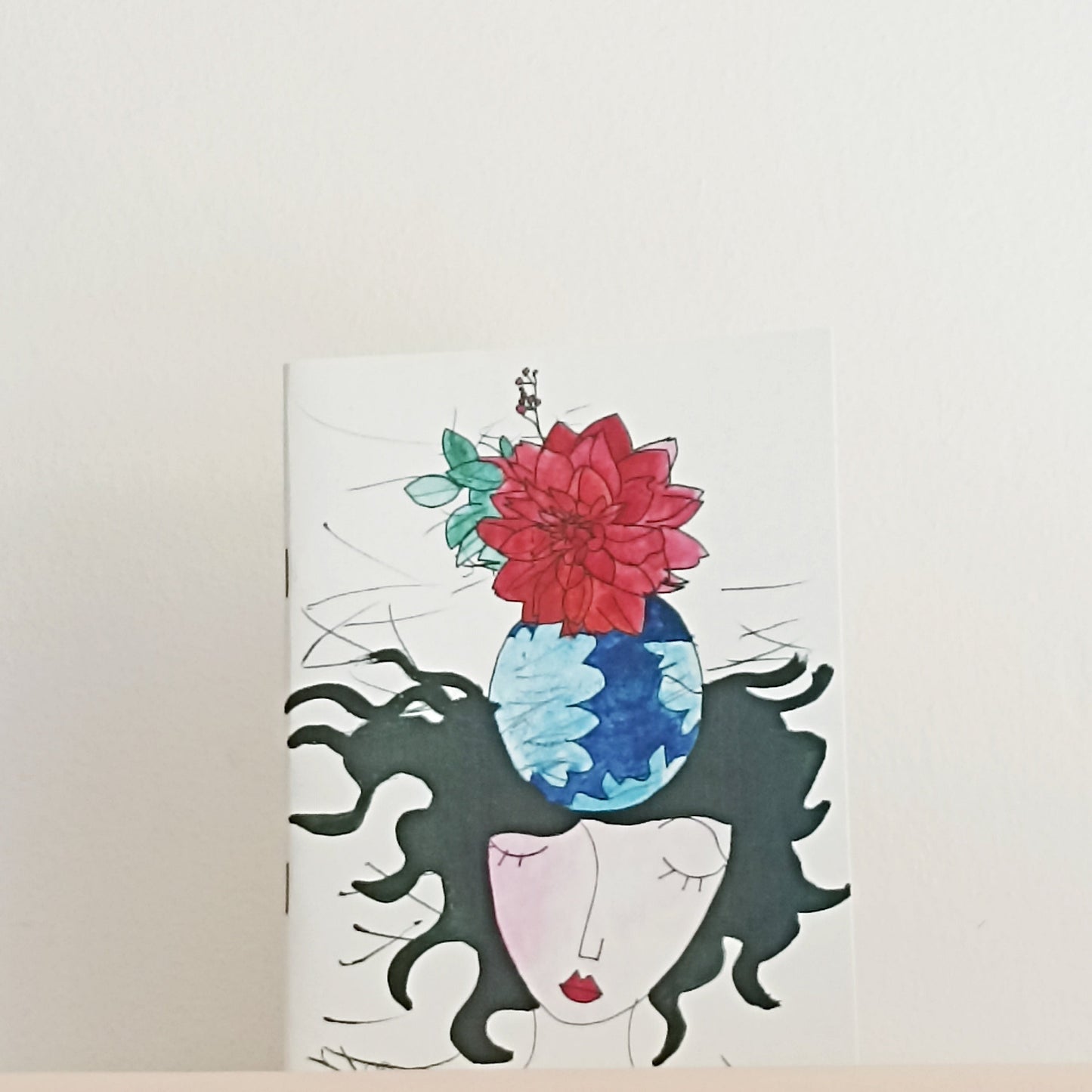 Quaderno Donna con Dalia