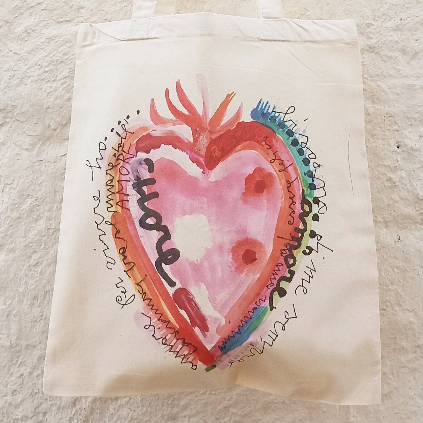 Shopper CUORE, PER VIVERE HO BISOGNO DI ME SEMPRE