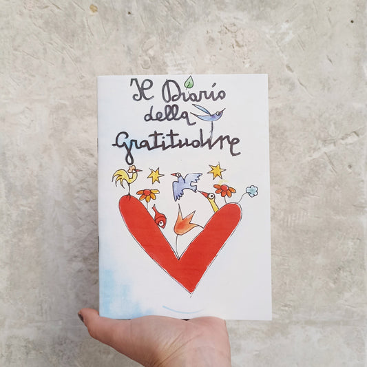 Il DIARIO della GRATITUDINE bianco/celeste