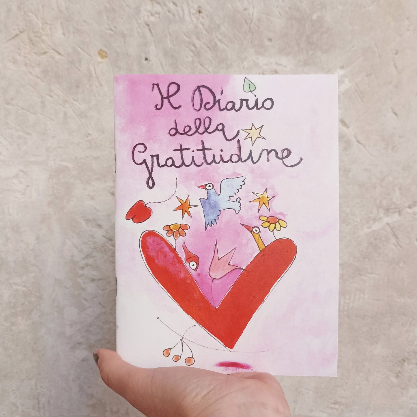 Il DIARIO della GRATITUDINE bianco/rosa