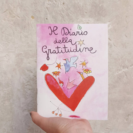 Il DIARIO della GRATITUDINE bianco/rosa