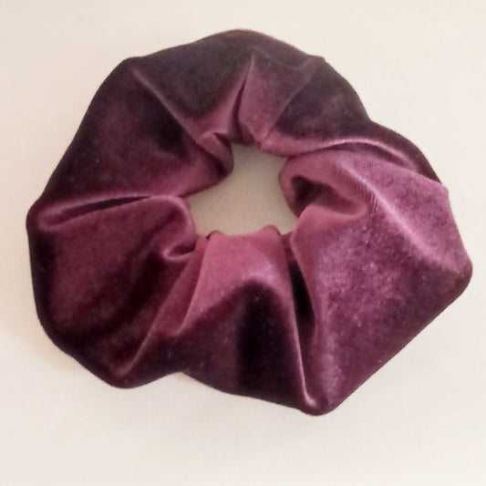 Scrunchie Velluto Bordeaux