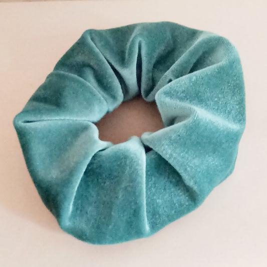 Scrunchie Velluto Verde Salvia Scuro