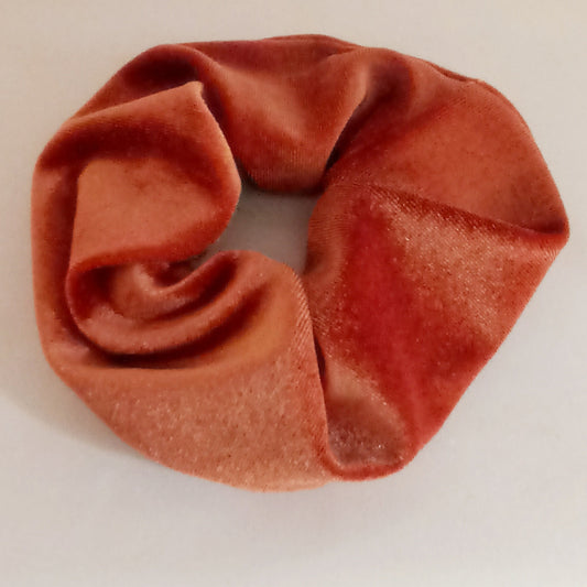 Scrunchie Velluto Coccio