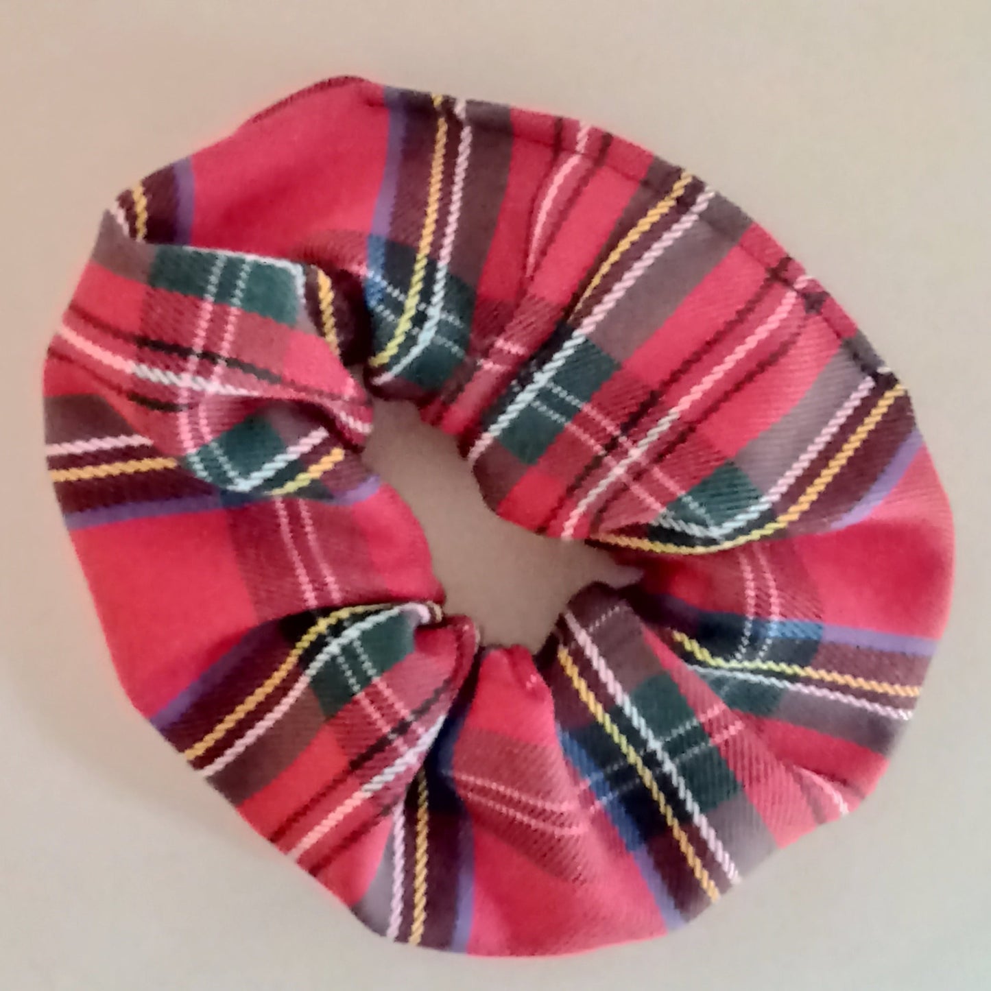 Scrunchie Tartan Rosso Classico