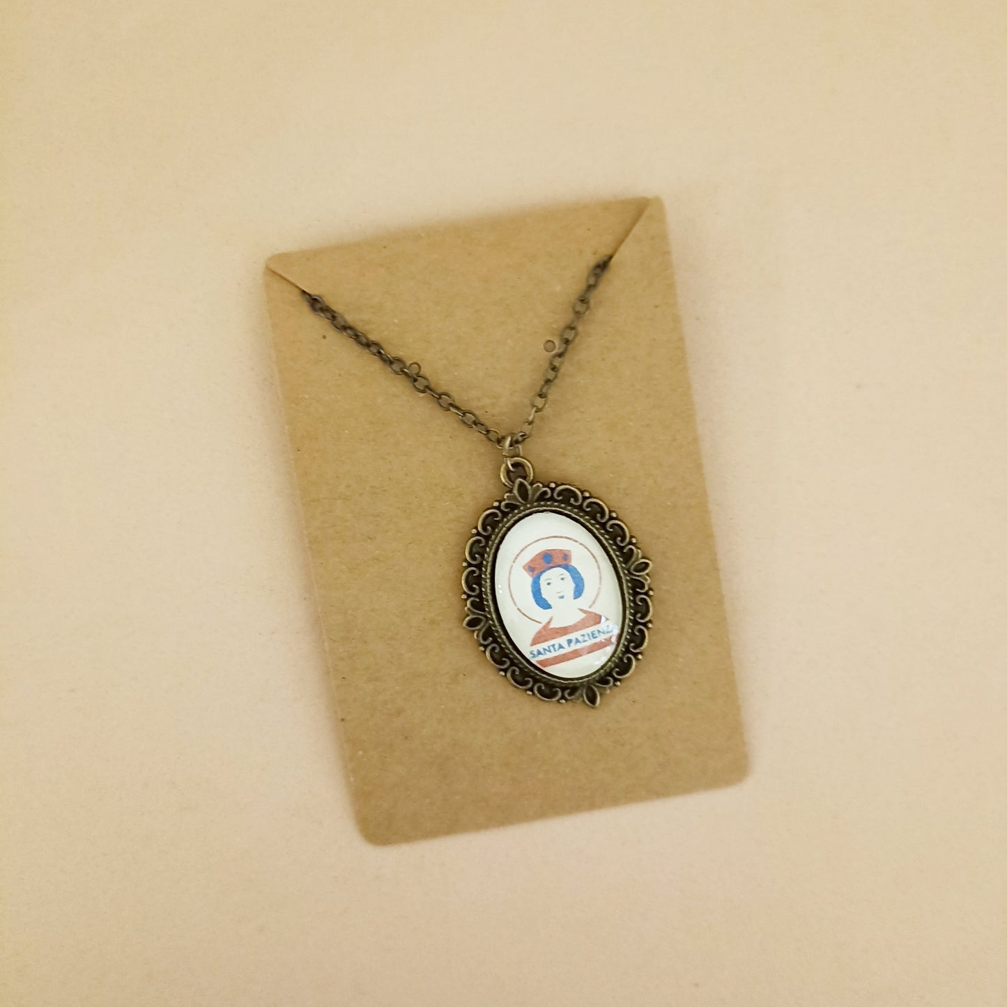 Collana con LA SANTA PAZIENZA