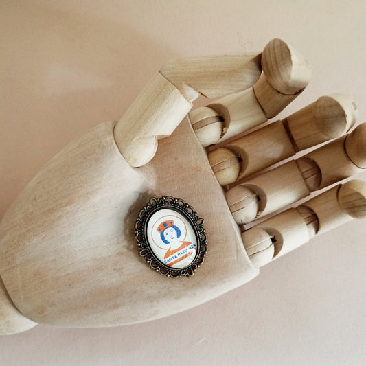 Spilla con LA SANTA PAZIENZA