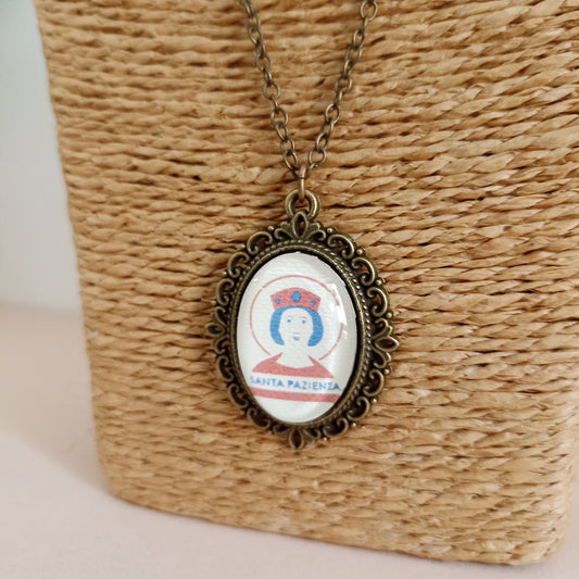 Collana con LA SANTA PAZIENZA