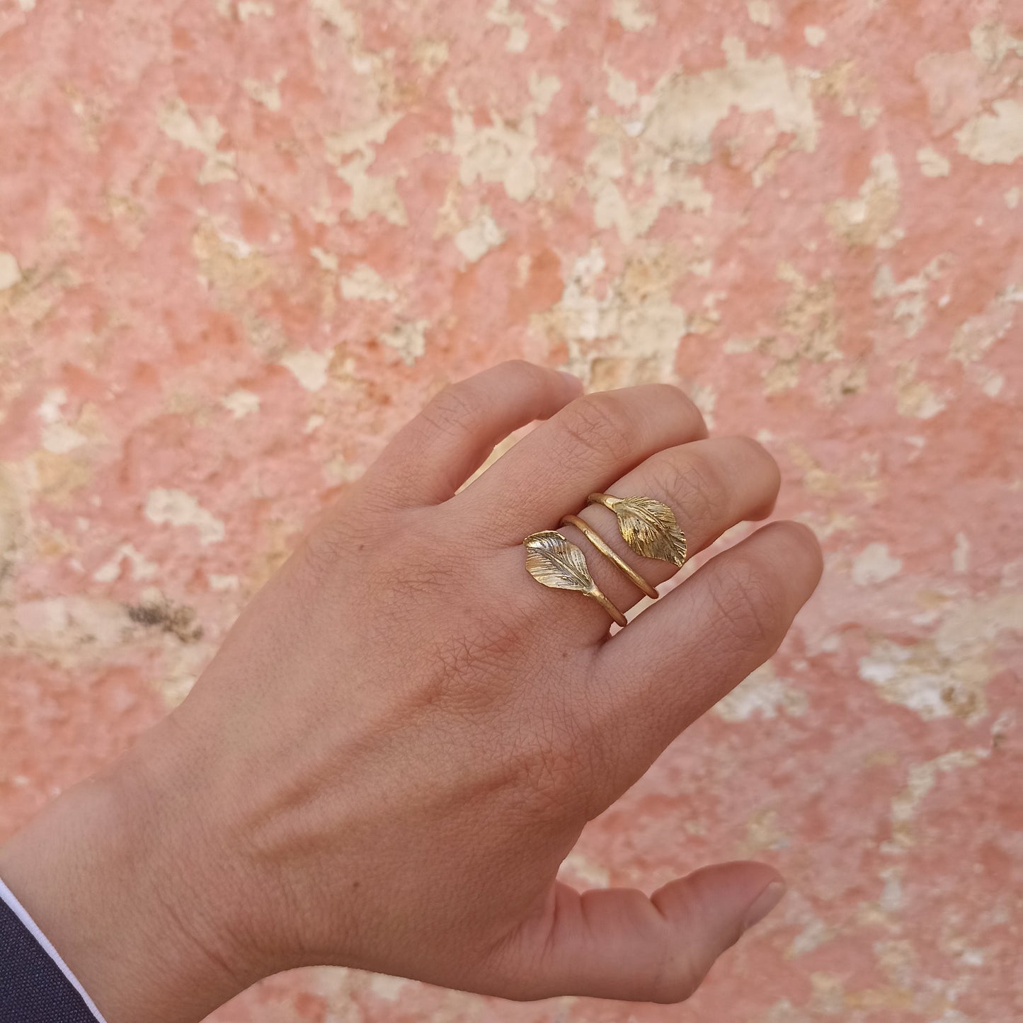 Anello FOGLIE PRUGNO