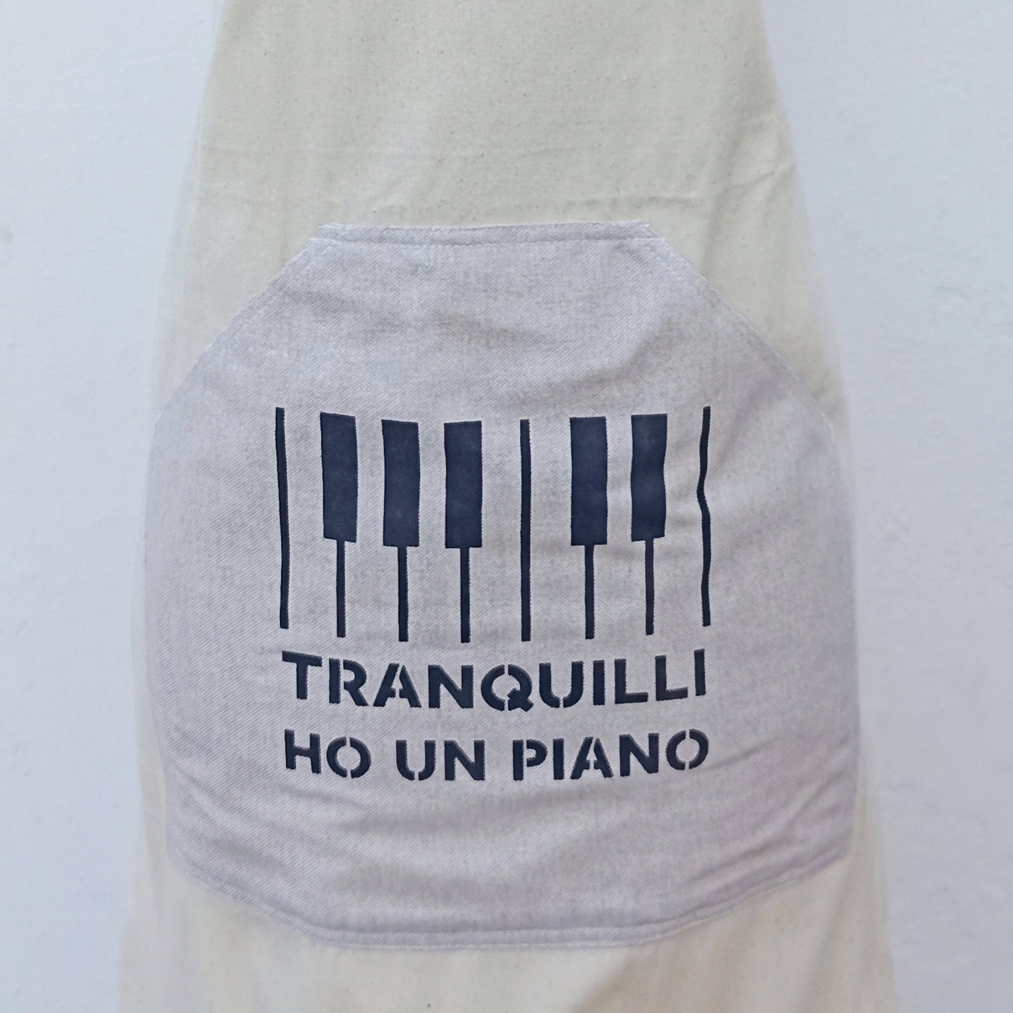 Grembiule TRANQUILLI HO UN PIANO