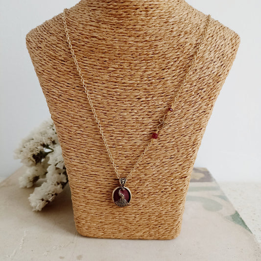 Collana PAVONE BORDEAUX