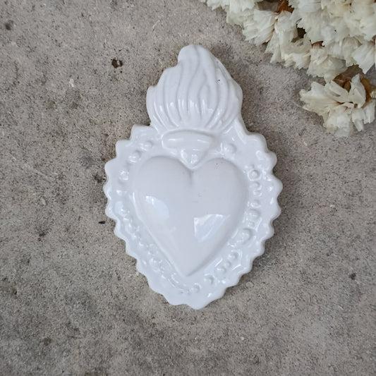 MAGNETE SACRO CUORE BIANCO