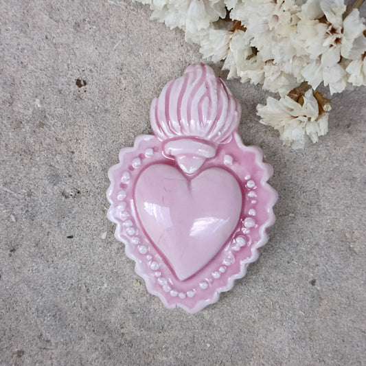 MAGNETE SACRO CUORE ROSA
