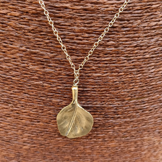Collana FOGLIA  EUCALIPTO