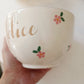 Tazza SII FELICE fiori ROSA