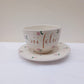 Tazza SII FELICE fiori LILLA