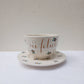 Tazza SII FELICE fiori BLU