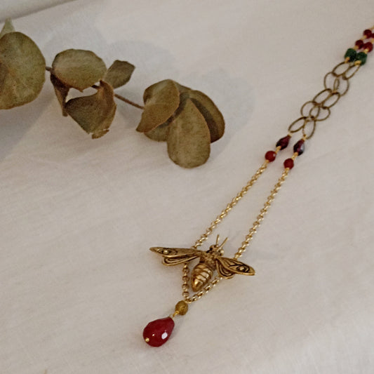 Collana APE Grande con Granato