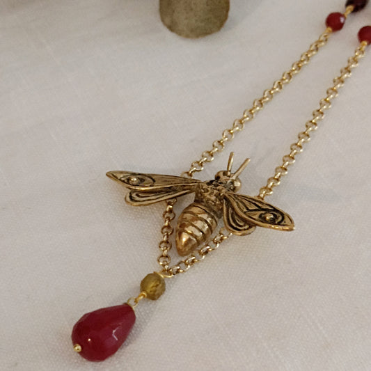 Collana APE Grande con Granato