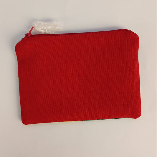 ASTUCCINO FIORI e FRAGOLINE retro ROSSO