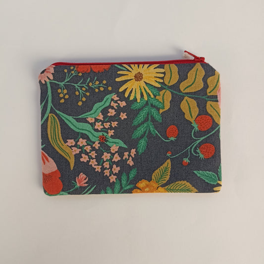 ASTUCCINO FIORI e FRAGOLINE retro ROSSO