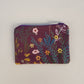 ASTUCCINO PICCOLI FIORI  retro BORDEAUX