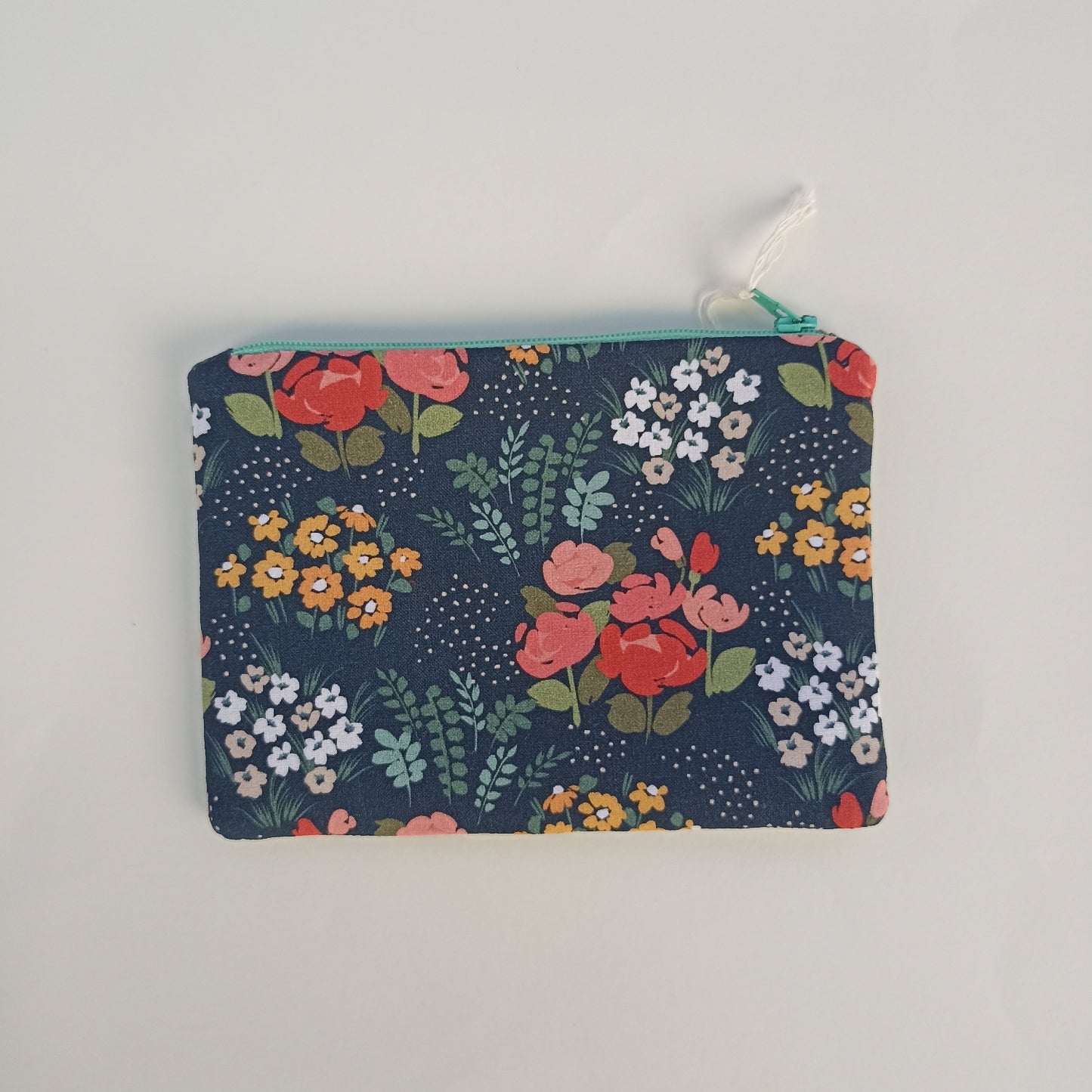 ASTUCCINO PICCOLI FIORI retro VERDE MENTA