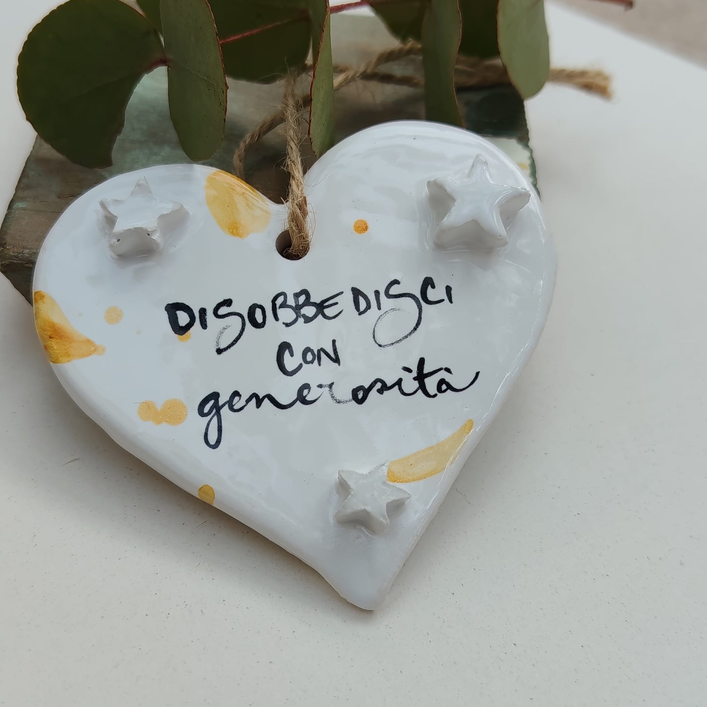 CUORE PROMEMORIA DISOBBEDISCI CON GENEROSITA'