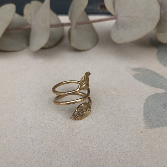 Anello FOGLIE PRUGNO