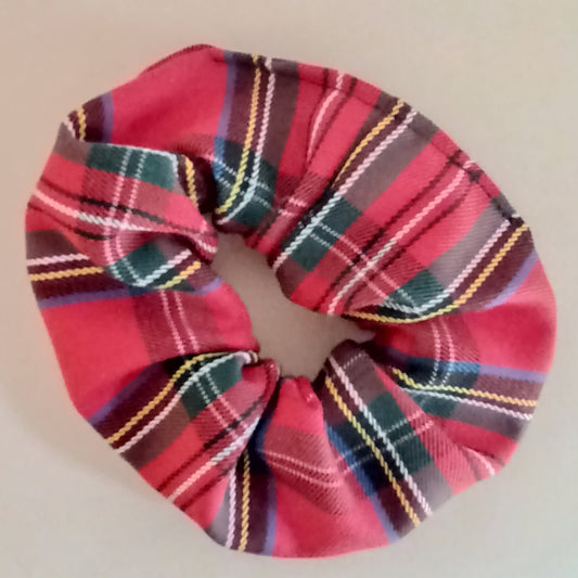 Scrunchie Tartan Rosso Classico