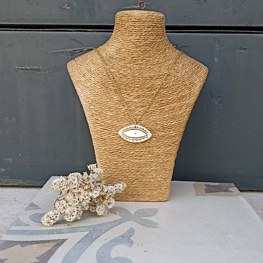 Collana OCCHIO BIANCO