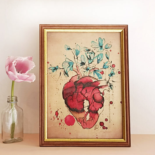 Stampa CUORE GIARDINO Francesca Mariani