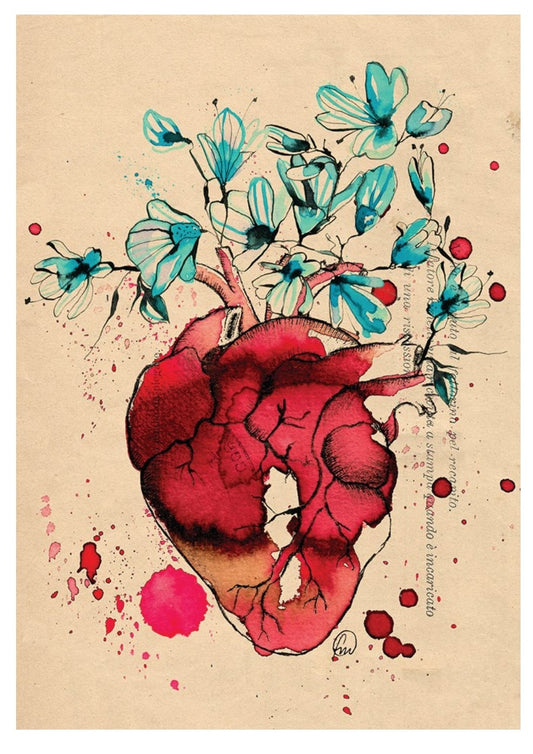 Stampa CUORE GIARDINO Francesca Mariani